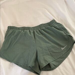 Nike Women's Olive Green Athletic Shorts